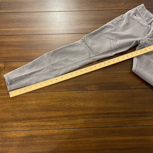 The Limited Womens Skinny Leg Pinstripe Pants Size 0 Gray - Picture 5 of 12